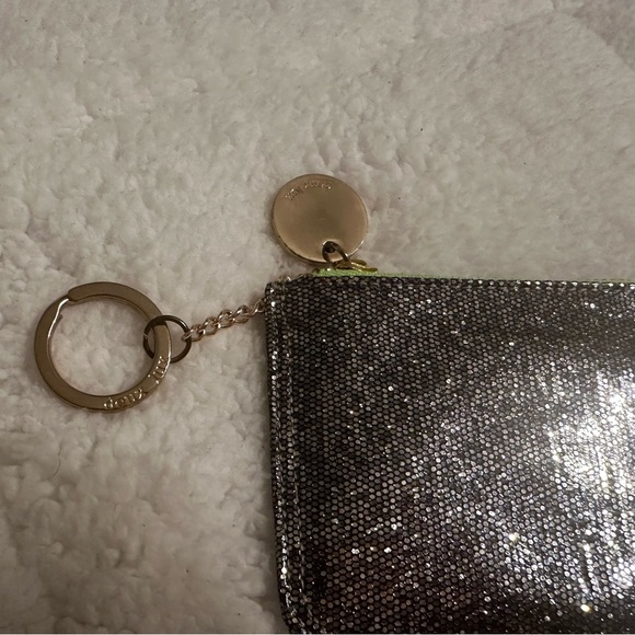 Deux Lux Silver Sequin Coin Wristlet - Picture 4 of 7
